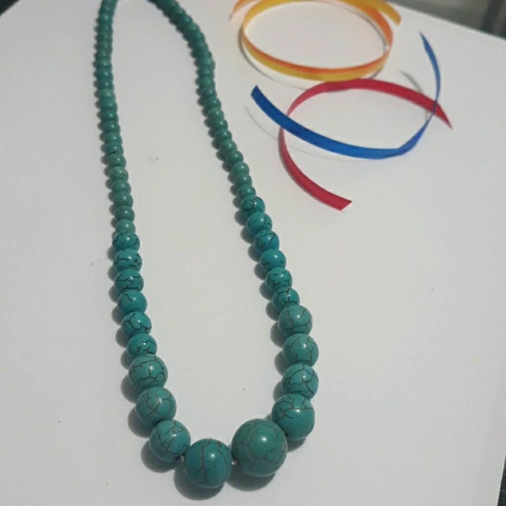 Turquoise necklace sale